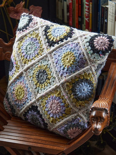 Sunburst Tweedy Cushion by Beata Jezek