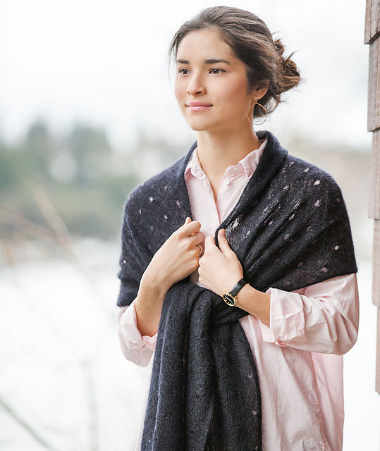 Polka Dot Scarf by Churchmouse Yarns and Teas