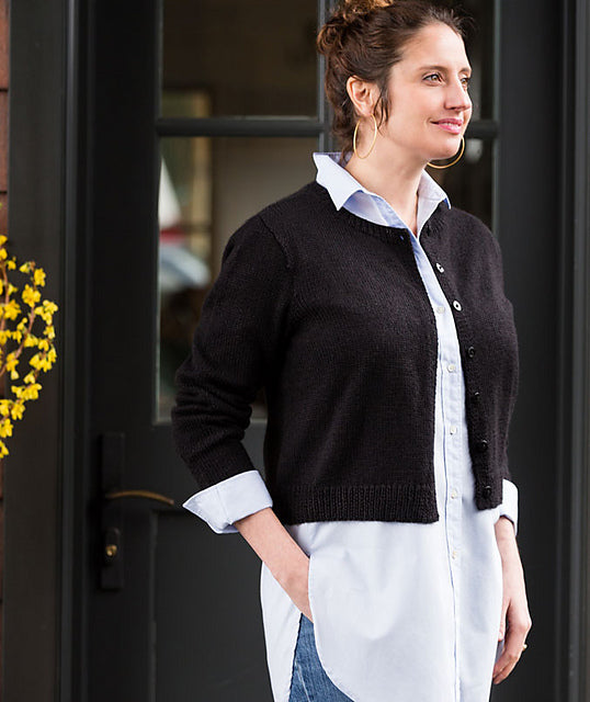 Quintessential Cardigan by Churchmouse Yarns and Teas