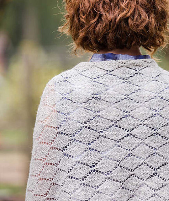 Tea Leaf Lace Scarf & Shawl by Churchmouse Yarns and Teas