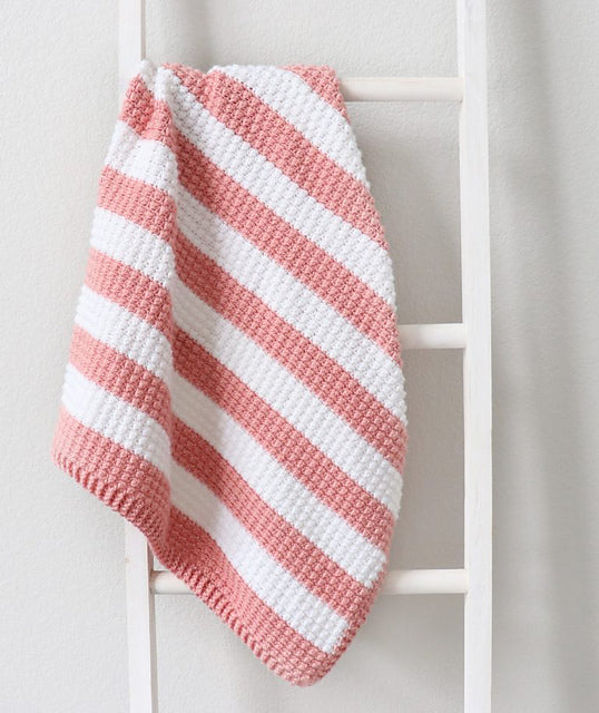 Fruity Stripes Baby Blanket by Hannah Brown McKay