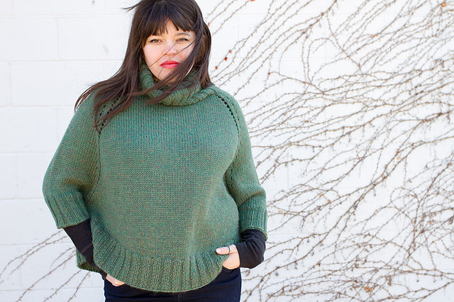Bonny Raglan Poncho by Pamela Wynne