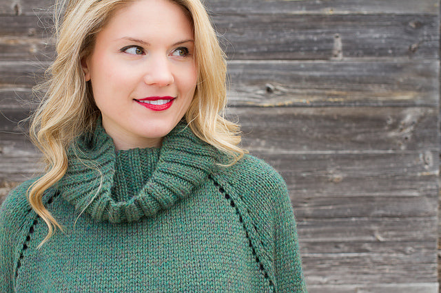 Bonny Raglan Poncho by Pamela Wynne