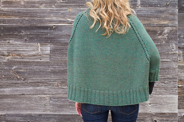 Bonny Raglan Poncho by Pamela Wynne