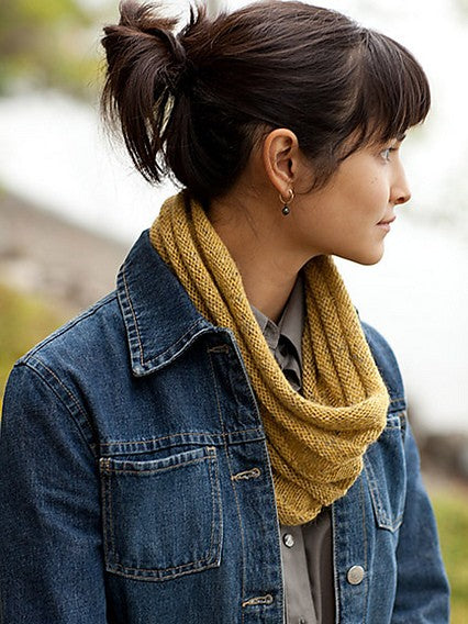 Welted Cowl & Infinity Loop by Churchmouse Yarns and Teas