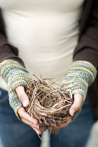 Welted Fingerless Gloves by Kit Hutchin