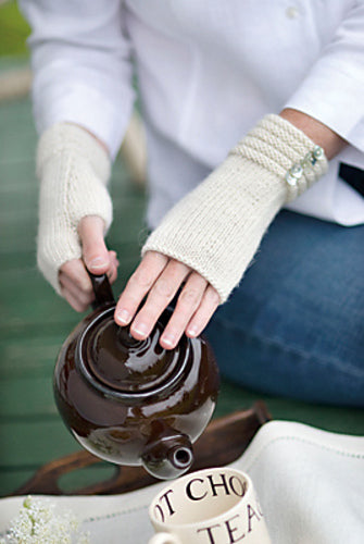 Welted Fingerless Gloves by Kit Hutchin
