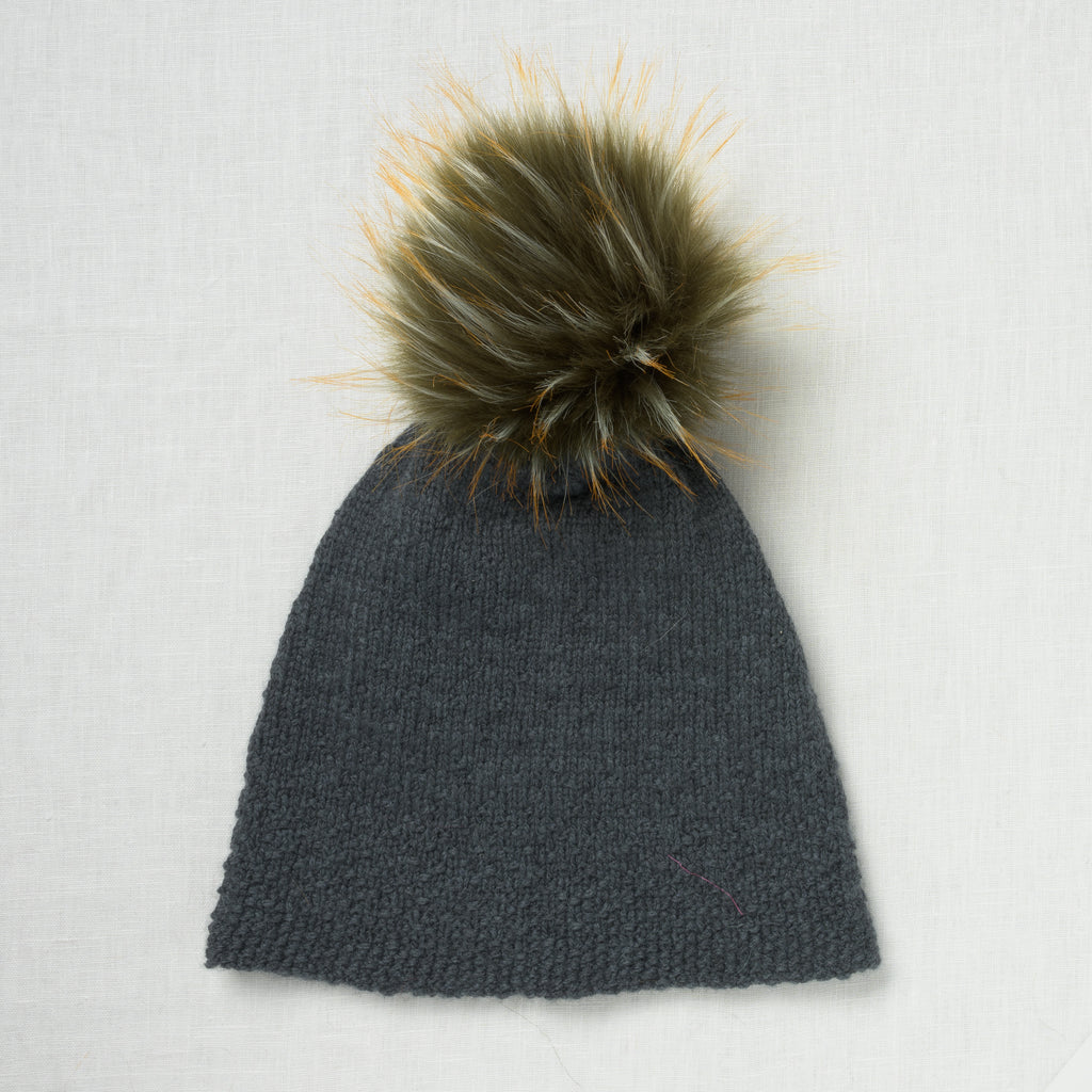 Lovafur Luxe Faux Fur Pom Seaweed Raccoon
