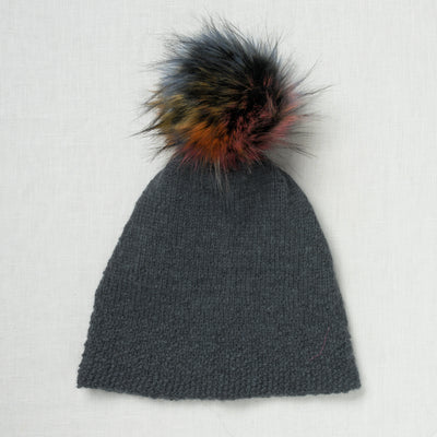 Lovafur Luxe Faux Fur Pom Blue Harlequin