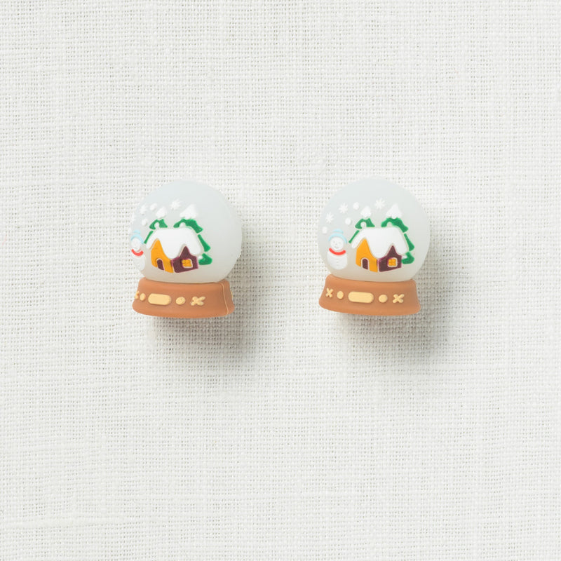 Fox & Pine Stitch Stoppers, Christmas Snow Globe