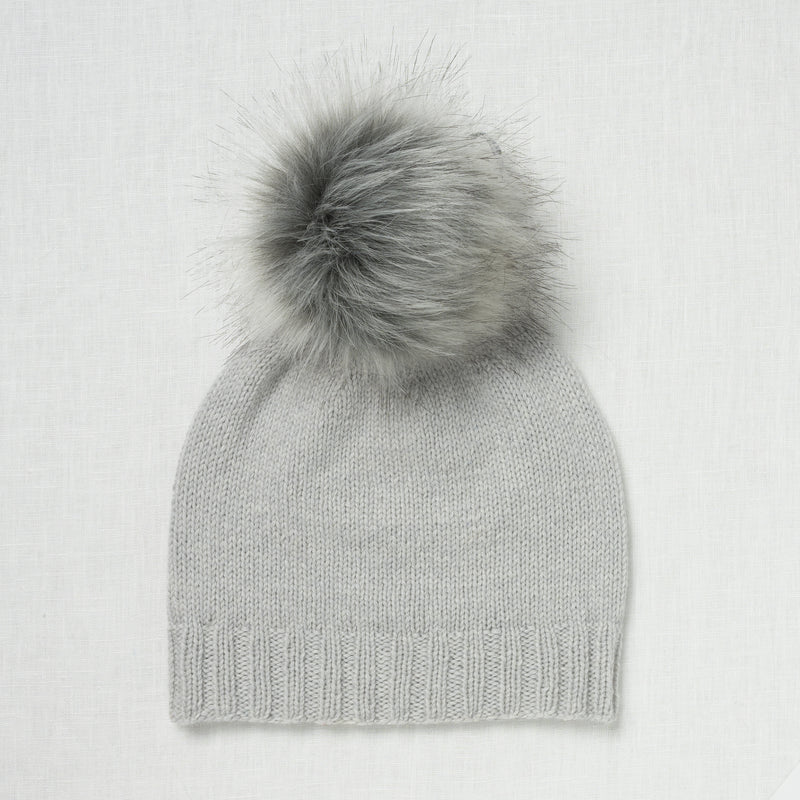 Lovafur Luxe Faux Fur Pom Ash Raccoon