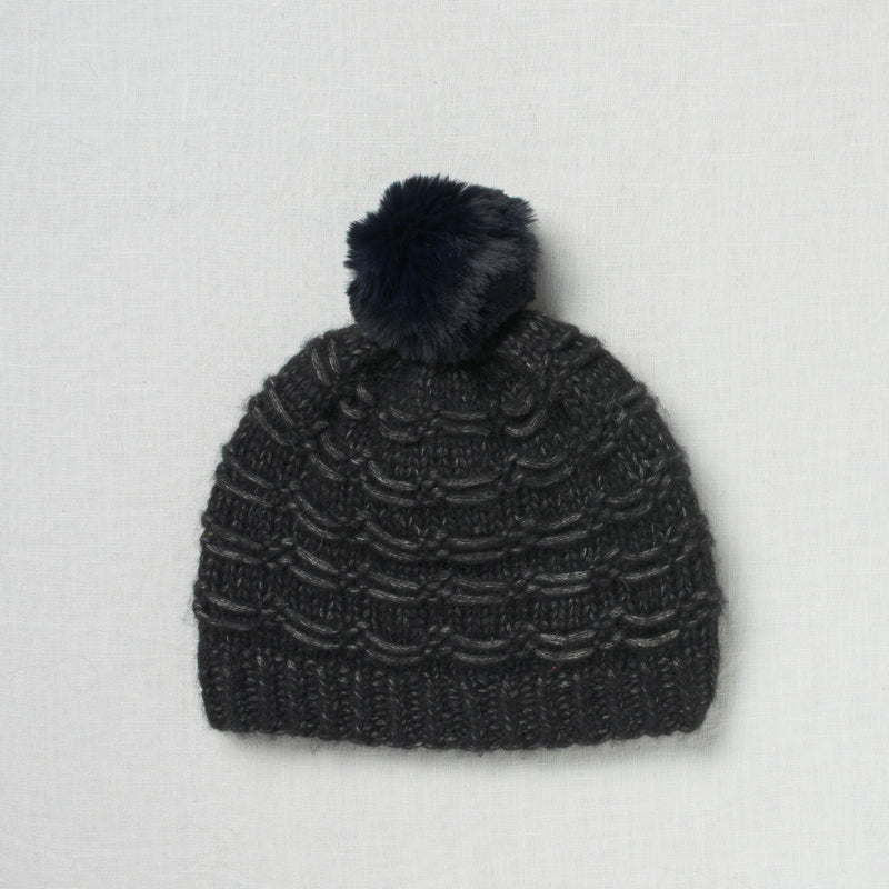 Lovafur Luxe Faux Fur Baby Pom Dark Blue Rex