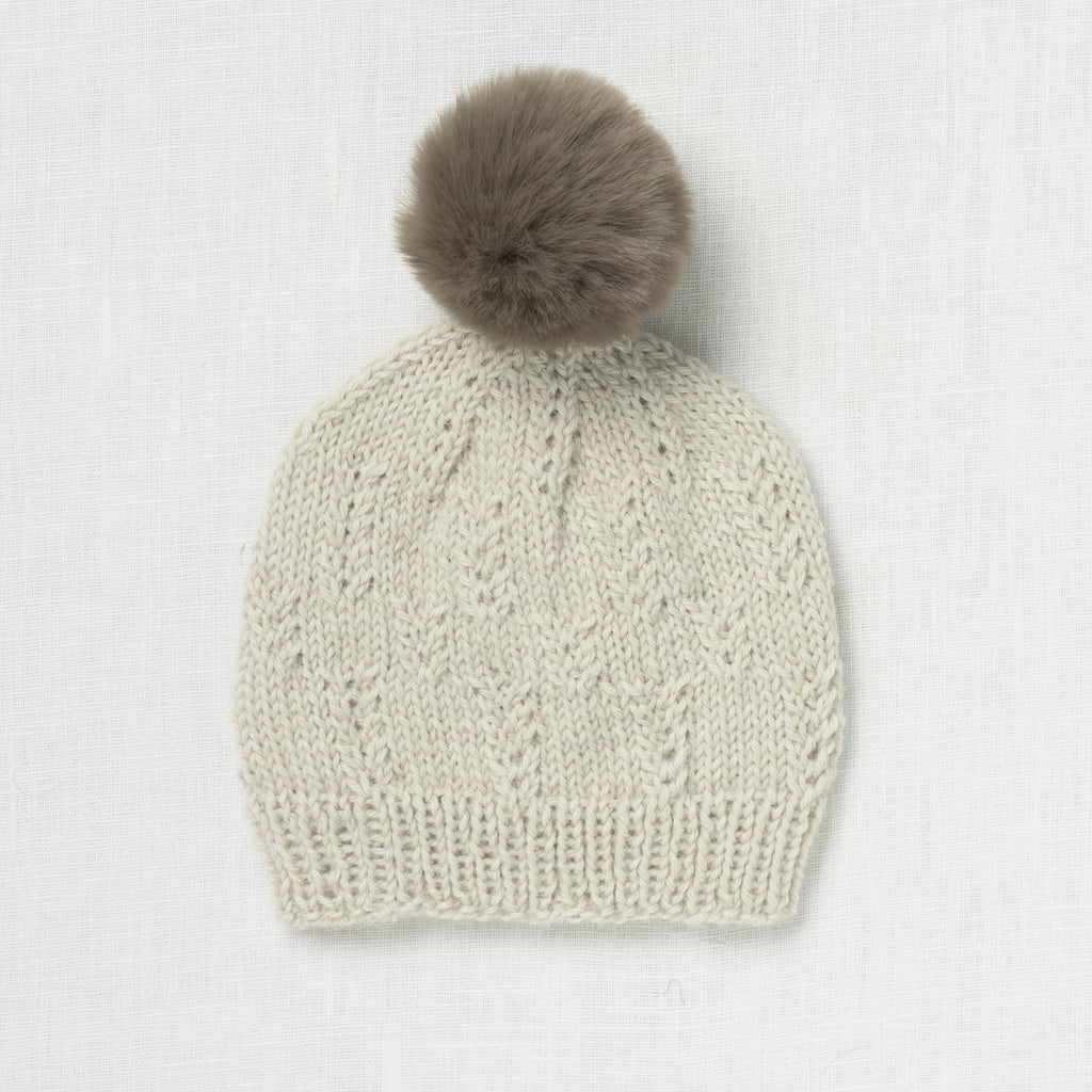 Lovafur Luxe Faux Fur Baby Pom Taupe Rex