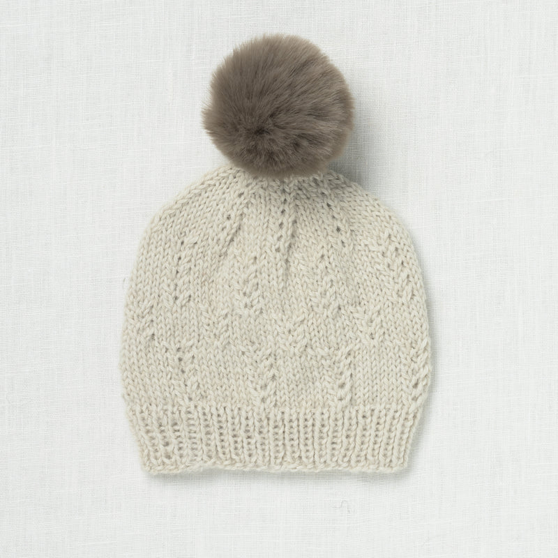 Lovafur Luxe Faux Fur Baby Pom Taupe Rex