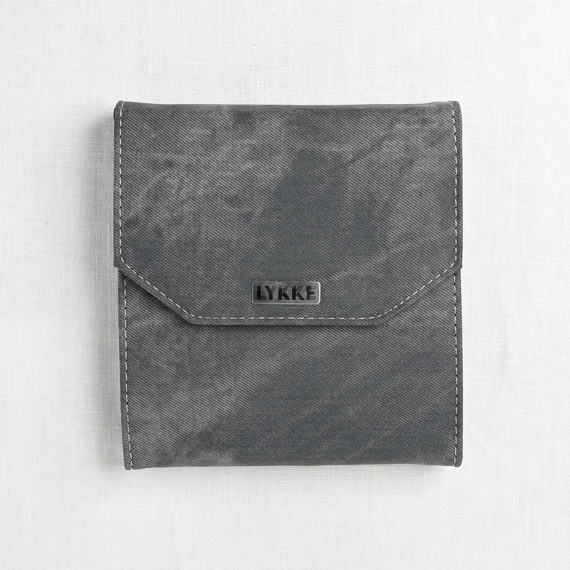 Lykke Driftwood 6" Crochet Hook Set, Grey Denim Case