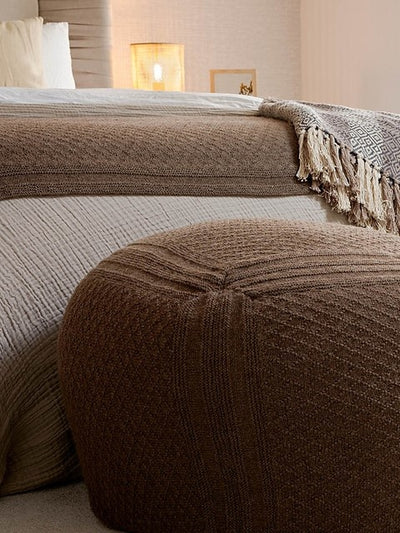 Diamond Bed Runner & Pouffe