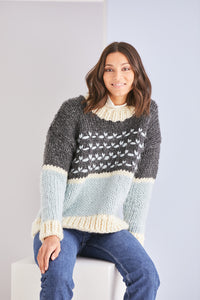Colourblock Sweater 10184