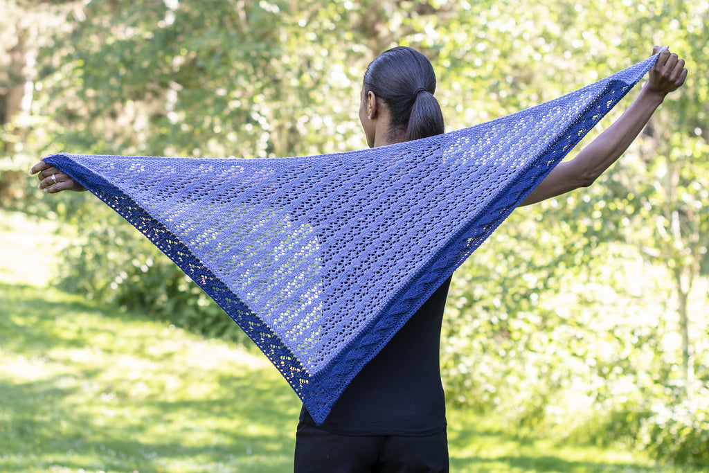Hampton Blues Shawl