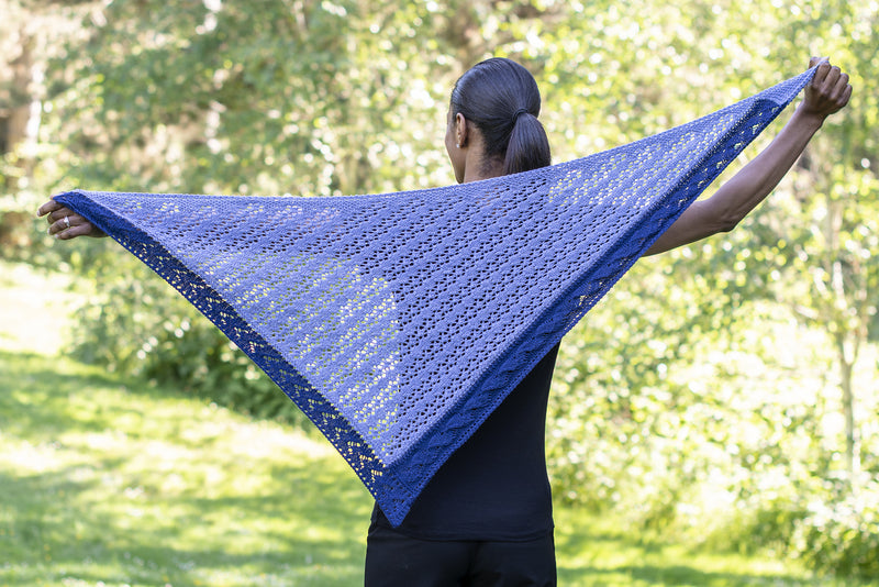 Hampton Blues Shawl