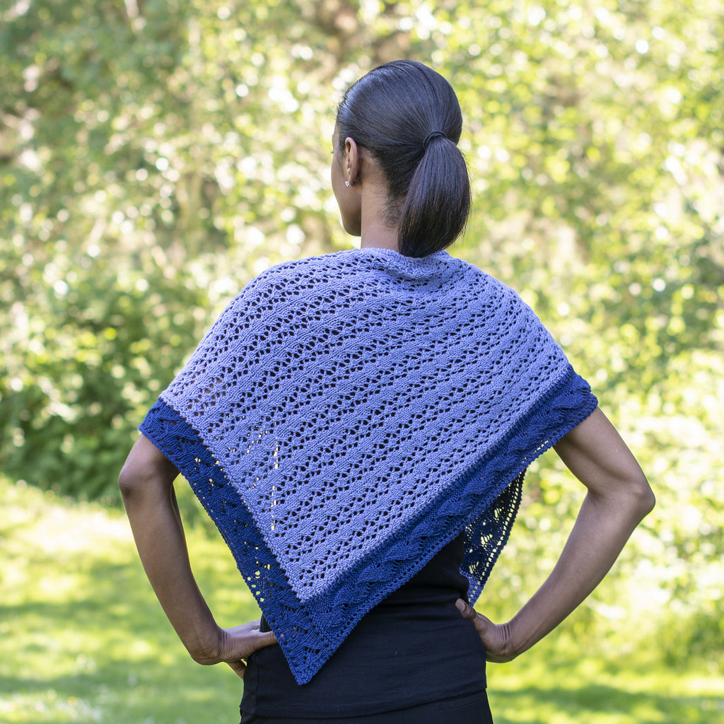 Hampton Blues Shawl