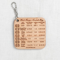 Katrinkles Knit Gauge Swatch Reference Fob