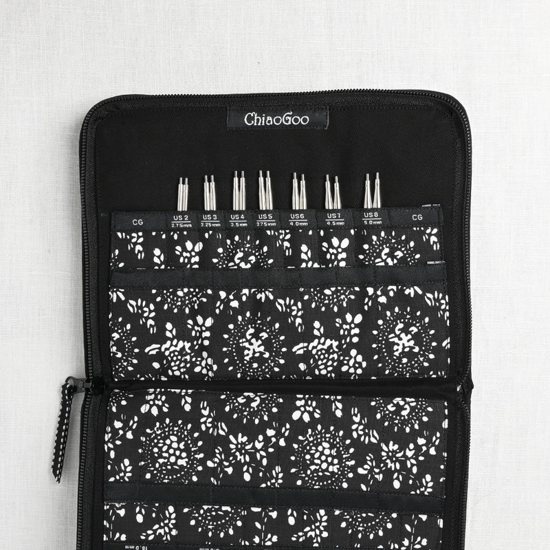 ChiaoGoo TWIST Red Lace Small Interchangeable Needle Set 4" (10cm), US 2-8 (2.75-5mm)