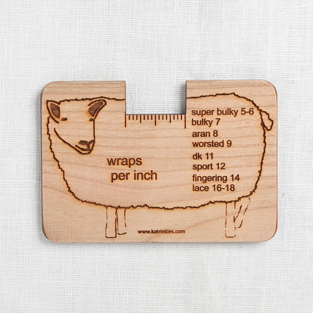 Katrinkles Sheep Wraps Per Inch Tool