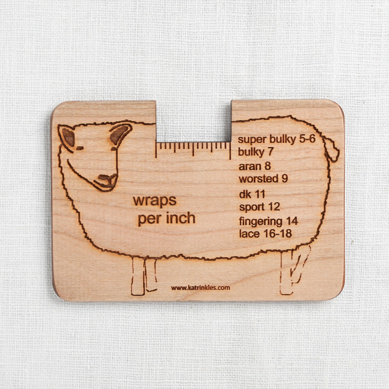Katrinkles Sheep Wraps Per Inch Tool