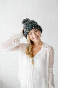Snow Bunny Cable Beanie