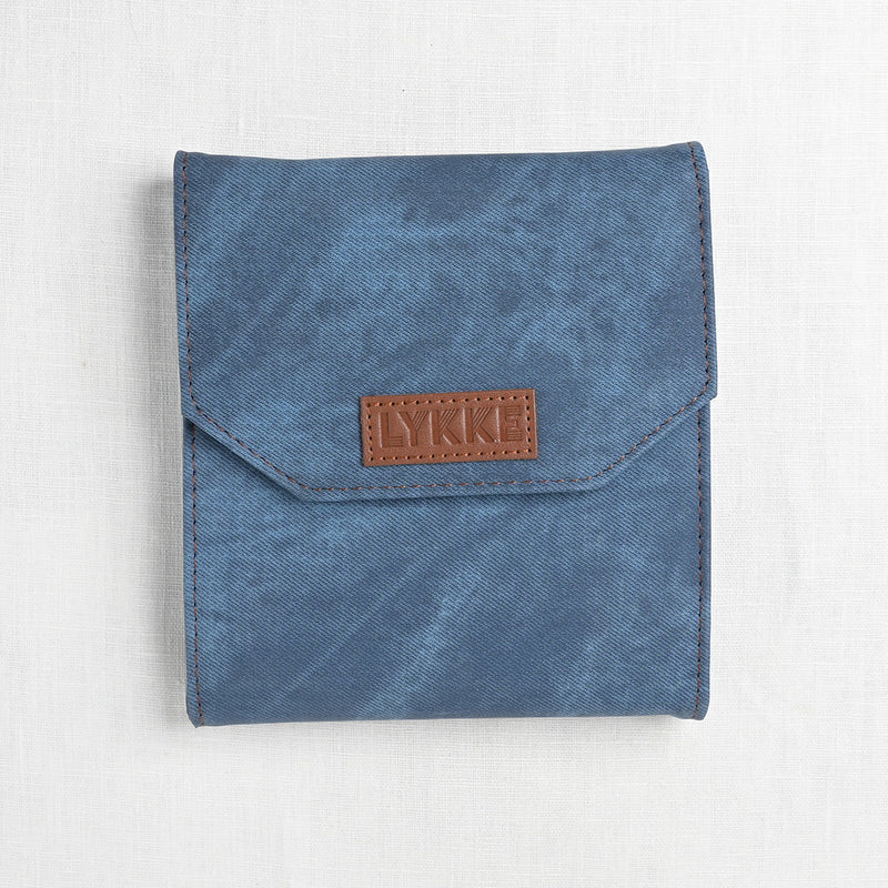 Lykke Indigo 6" Crochet Hook Set, Blue Denim Case