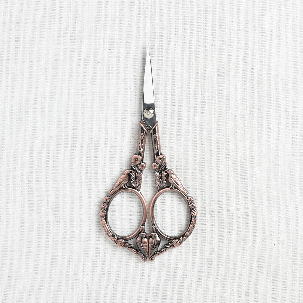 Feathered Friends Scissors, Antique Copper
