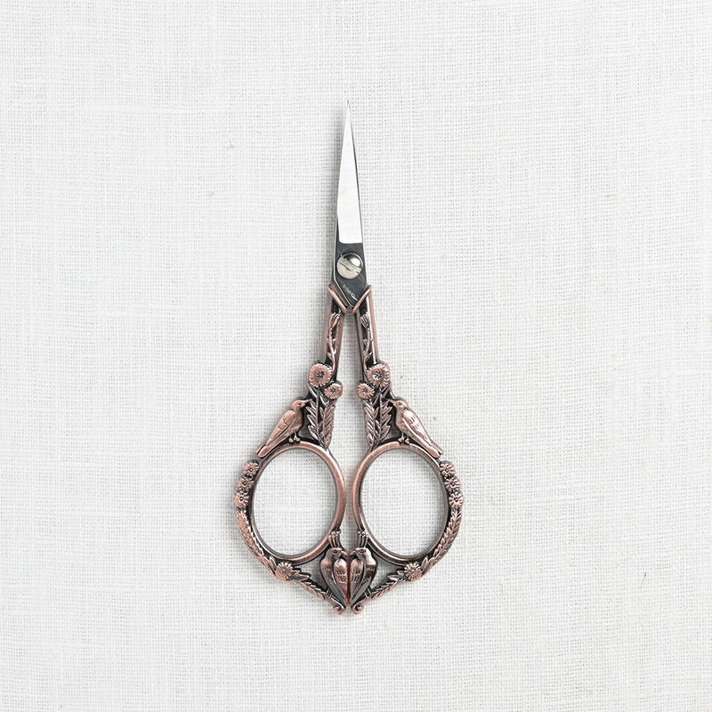 Feathered Friends Scissors, Antique Copper