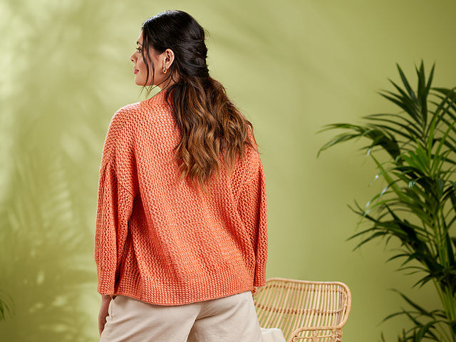 Allegra Bamboo Stitch Border Lace Jacket