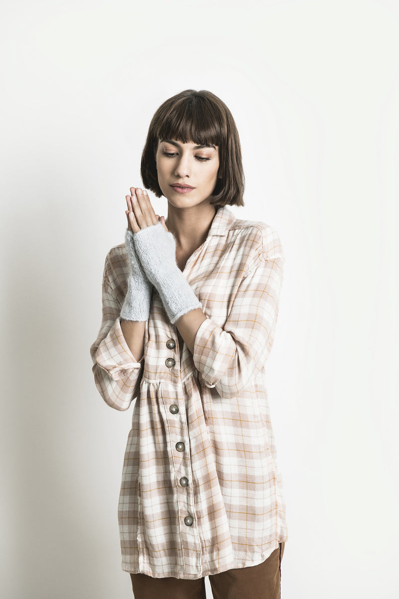 Brushed Suri Mitts