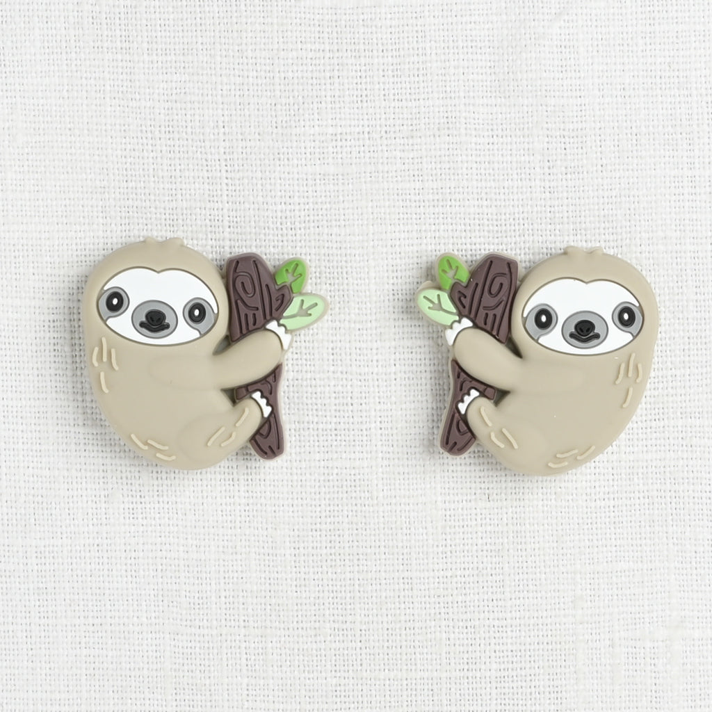 Fox & Pine Stitch Stoppers, Beige Sloth