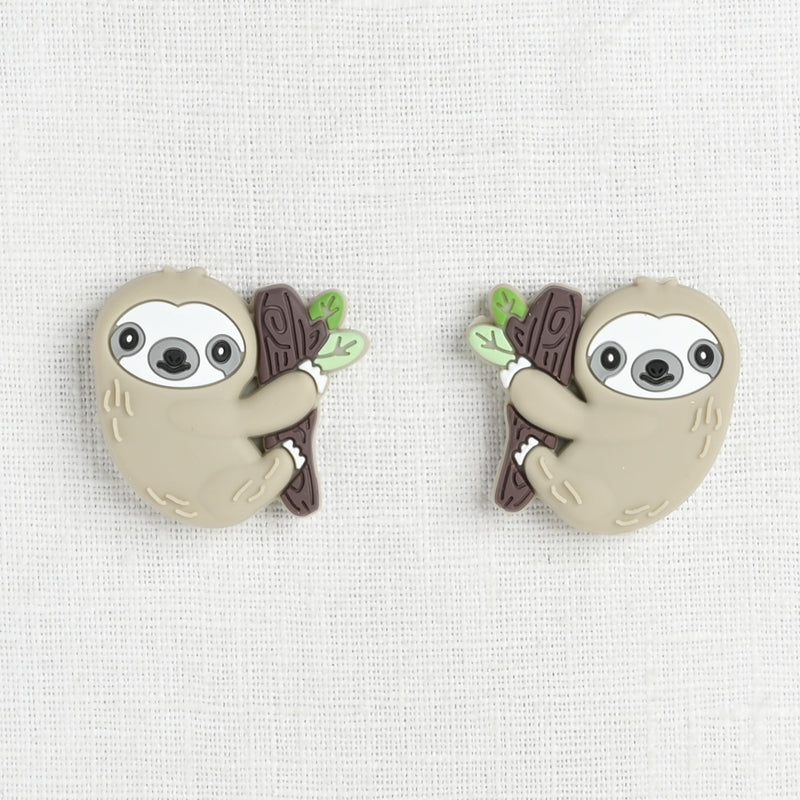 Fox & Pine Stitch Stoppers, Beige Sloth