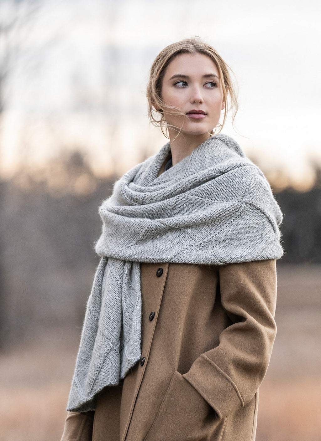 Hovland Entrelac Wrap