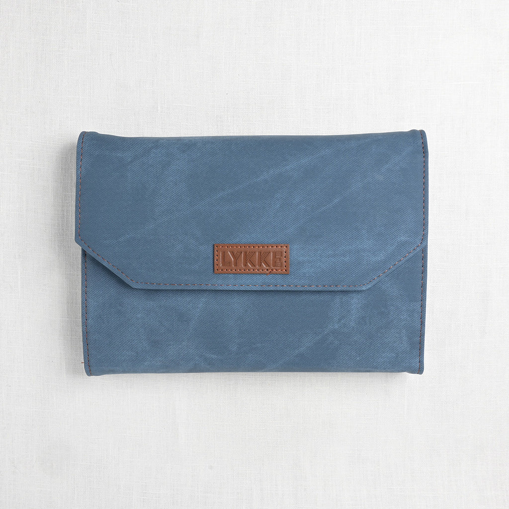 Lykke Indigo 5" Interchangeable Circular Needle Set, Blue Denim Case