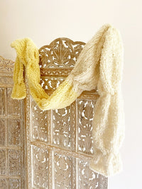 Le Slouch Cable Beret & Scarf