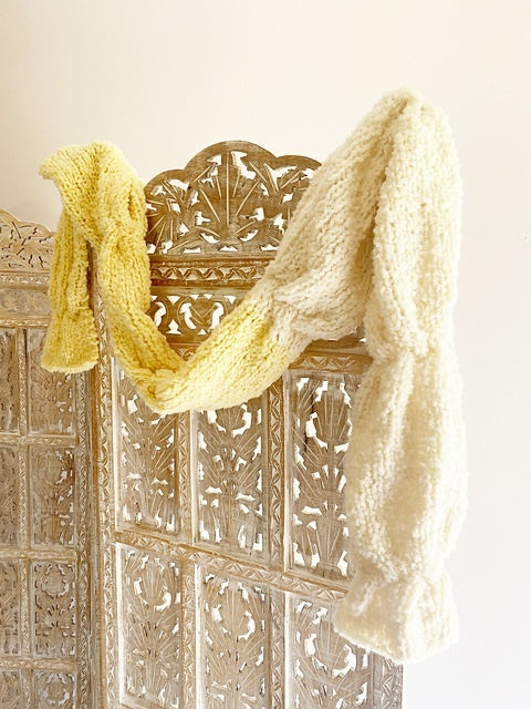Le Slouch Cable Beret & Scarf