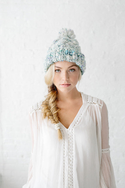 Snow Bunny Cable Beanie