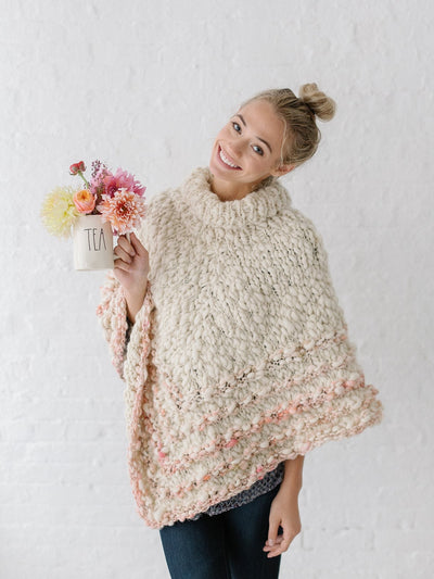 Rustic Handspun Poncho