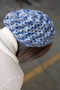 Ribbed Lacy Slouch