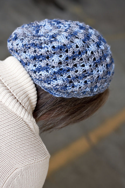 Ribbed Lacy Slouch