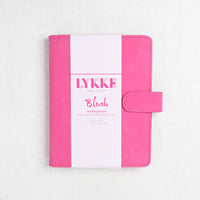 Lykke Blush 6" Double Point Needle Set, US 0-5, Fuchsia Denim Case