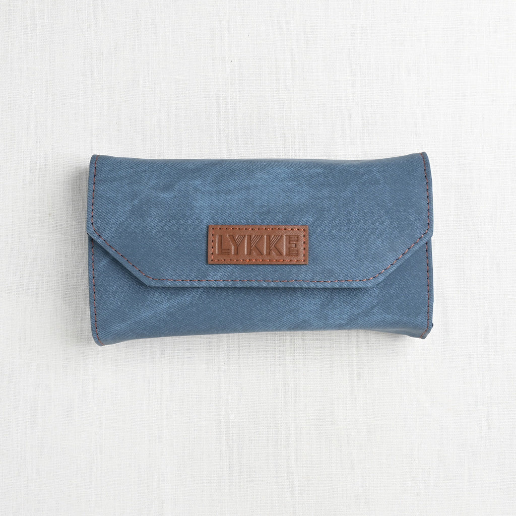 Lykke Indigo 3.5" Interchangeable Circular Needle Set, Blue Denim Case