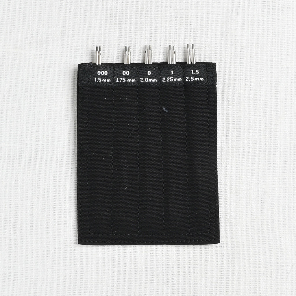 ChiaoGoo TWIST Red Lace Minis Interchangeable Needle Set 4" (10cm), US 000-1.5 (1.5-2.5mm)