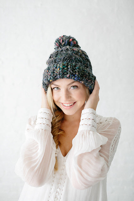 Snow Bunny Cable Beanie