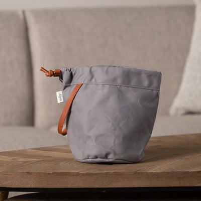 Magner Knitty Gritty Itty Bitty Dry Wax Project Bag Grey