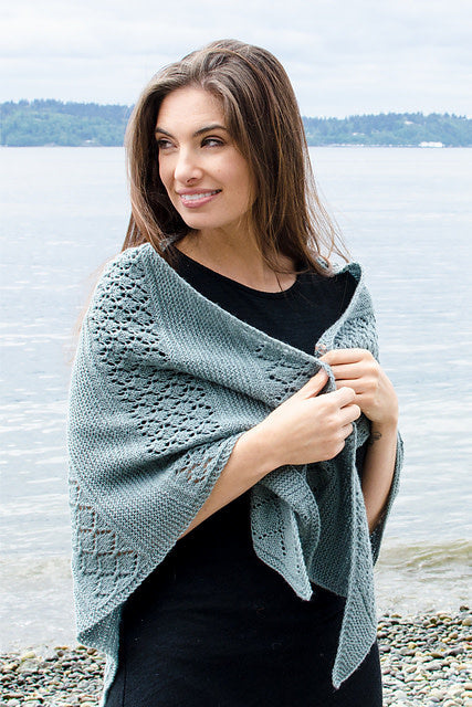 Lattice Sampler Shawl